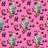 Festive Cat Motif with Twinkling Light Embellishments(Pink)