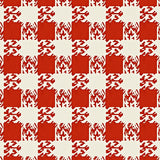 Rustic Orchard Buffalo Interlocking Plaid Classic Art(Red)