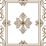 Ornate Damask Scrollwork Timeless Sophisticated Elegant(Brown)