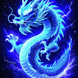 Mystical Creature Abstract(Blue)