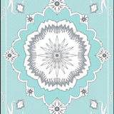 Crystal Sunburst Decorative Emblem(Blue)