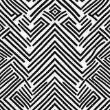 Chevron Zigzag Welcome Entry Handwoven Doormat (Black)