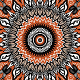 Dreamcatcher Interlocking Plush Tapestry Design (Orange)