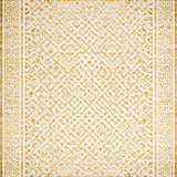 Elegant Beige Area Geometric Design(Beige)