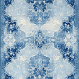 Adorable Non Slip Shower With Dreamy Bow And Edges(Blue)