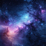 Enchanting Stellar Mosaic Layout(Blue)