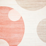 Geometric Circle Area Modern Design(Beige)