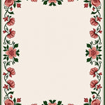 Rose Garden Tapestry Design Floor Covering (Pink) - ODIKA