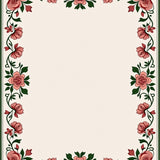 Rose Garden Tapestry Design Floor Covering (Pink) - ODIKA