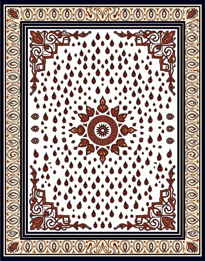 Artisan Paisley Medallion Heritage (Ivory) - ODIKA