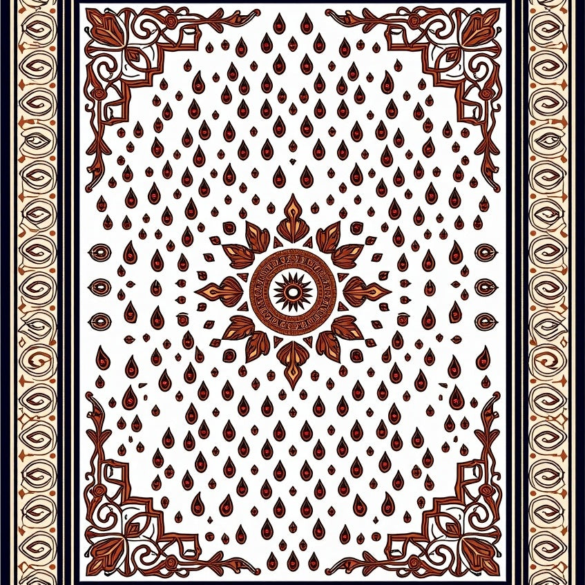 Artisan Paisley Medallion Heritage (Ivory) - ODIKA