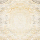 Artistic Area with Circular in Subtle Beige Variations(Beige)