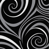 Abstract Swirl Plush Floor Cover Machine (Black) - ODIKA