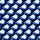 Avant Garde Honeycomb Hexagonal Artistic Sophisticated Unique(Blue)