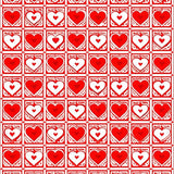 Geometric Hearts Porch Sweet Valentine (Red)