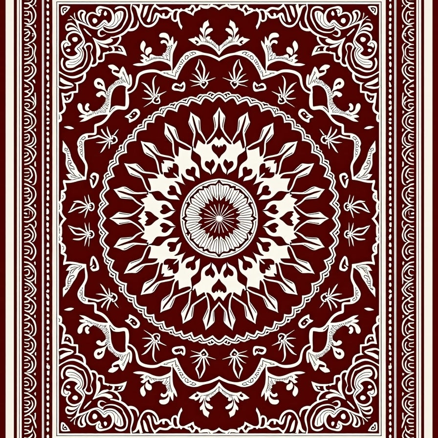 Elegant Style Displaying Layered Petal Shapes And Delicate Filigree (Red) - ODIKA