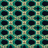 Contemporary Checkered Mosaic with Art Flair(Green)