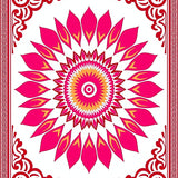 Lotus Petal Formation with Ornate Symmetrical Details (Pink)