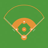 Baseball Diamond Field Infield(Green)