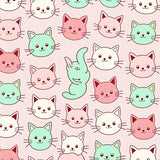 Adorable Kitten Portrait Design Light Enhanced Decorative(Pink)