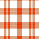 Highland Tartan Seasonal Welcome Surface(Orange)