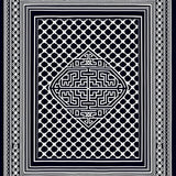 Traditional Lattice Symmetrical Ancient (Black)