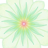 Ethereal Abstract Watercolor Brushstroke Medallion (Beige)