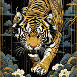 Chic Contemporary Tiger Theme(Gold)