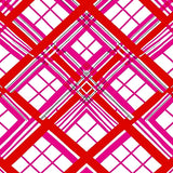 Festive Tartan Featuring Crisp Lines and Balanced Symmetry(Red)