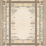 Textured Serene Geometric Stair Tread(Beige)