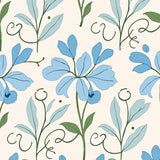 Enchanted Garden Botanical Transitional Blossoms(Beige)