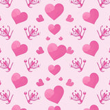 Whimsical Cluster with Gradient Bloom Effects (Pink)