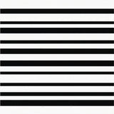 Bold Monochrome Striped for Versatile Accents(Black)