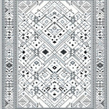 Stylized Boho With Intricate Black and Geometry(Black)