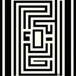 Elegant Geometric Patterned Accent(White) - ODIKA