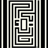 Elegant Geometric Patterned Accent(White) - ODIKA