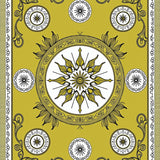 Luxurious Medallion Spiral Decorative Ornate Treasure (Gold)