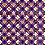 Halloween Tartan Plaid Doorway Welcome Design(Purple)