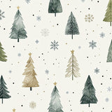 Winter Eve Christmas Tree Farmhouse Holiday Beige(Ivory)