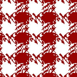 Holiday Checkered Entry with Festive Plaid Design(Red)