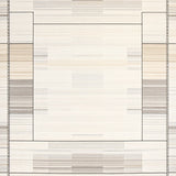 Contemporary Beige Area Minimalist Linear(Beige)