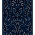 Enchanting Vine Swirl Captivating Handsome Impressive Creation (Blue) - ODIKA