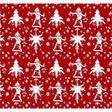 Joyful Figure Semicircular with Twinkling Accents(Red)