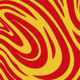 Abstract Flame Wave with Dynamic Energy Flow Design(Red)