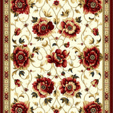 Elegant Floral Runner(White)