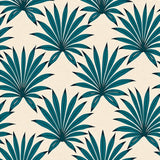 Exotic Palm Herringbone Display(Ivory)