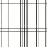 Windowpane Grid Welcome featuring Intersecting Line(Black)