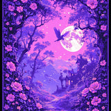 Delicate Nature Inspired Decorative Design(Purple)