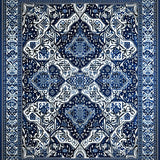 Elegant Deep And Silver Abstract Featuring Unique(Blue)