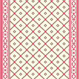 Interlocking Lattice With Trellis Motif (Pink) - ODIKA